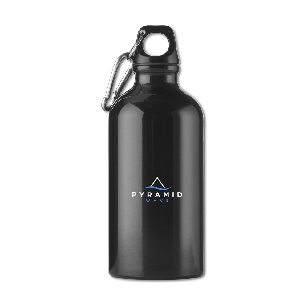 AluMini GRS Recycled 500 ml water bottle - black