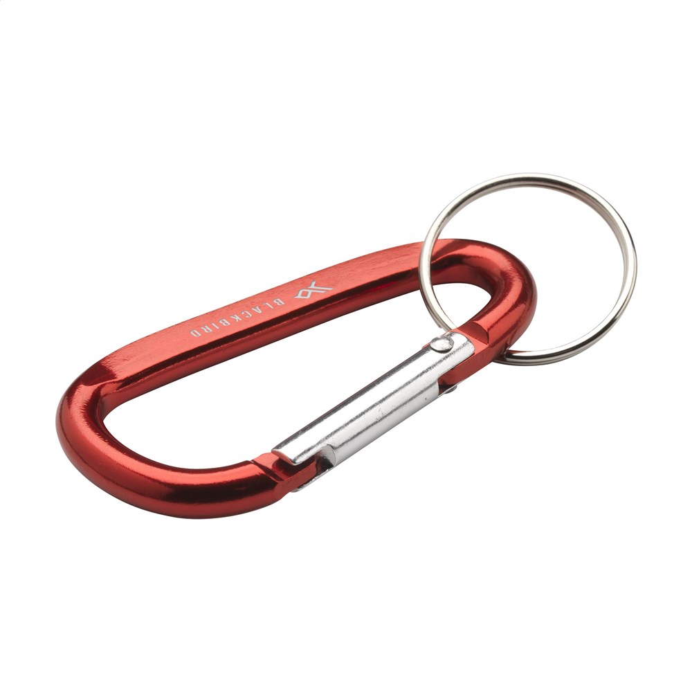 Carabiner GRS Recycled Alu - red