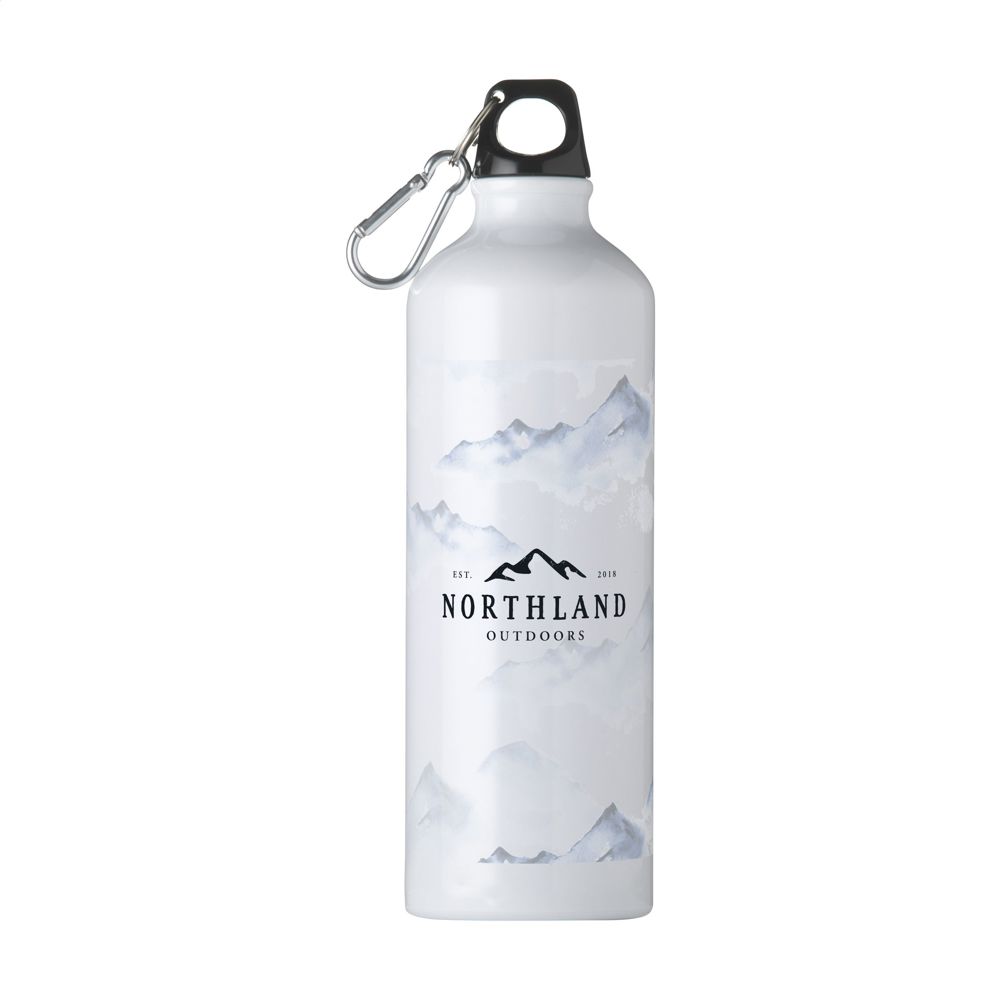AluMaxi GRS Recycled 750 ml water bottle - white