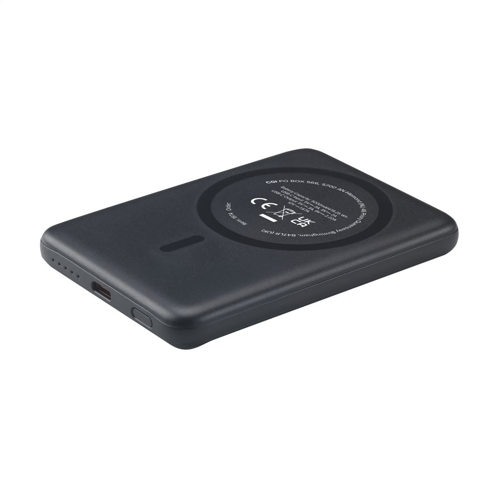Optima RCS 5000mAh Magnetic Powerbank - black