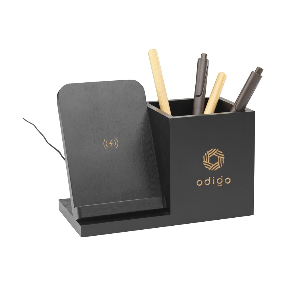 Bamboo Boss 15W charger/pen holder Bamboo Boss 15W charger/pen holder
