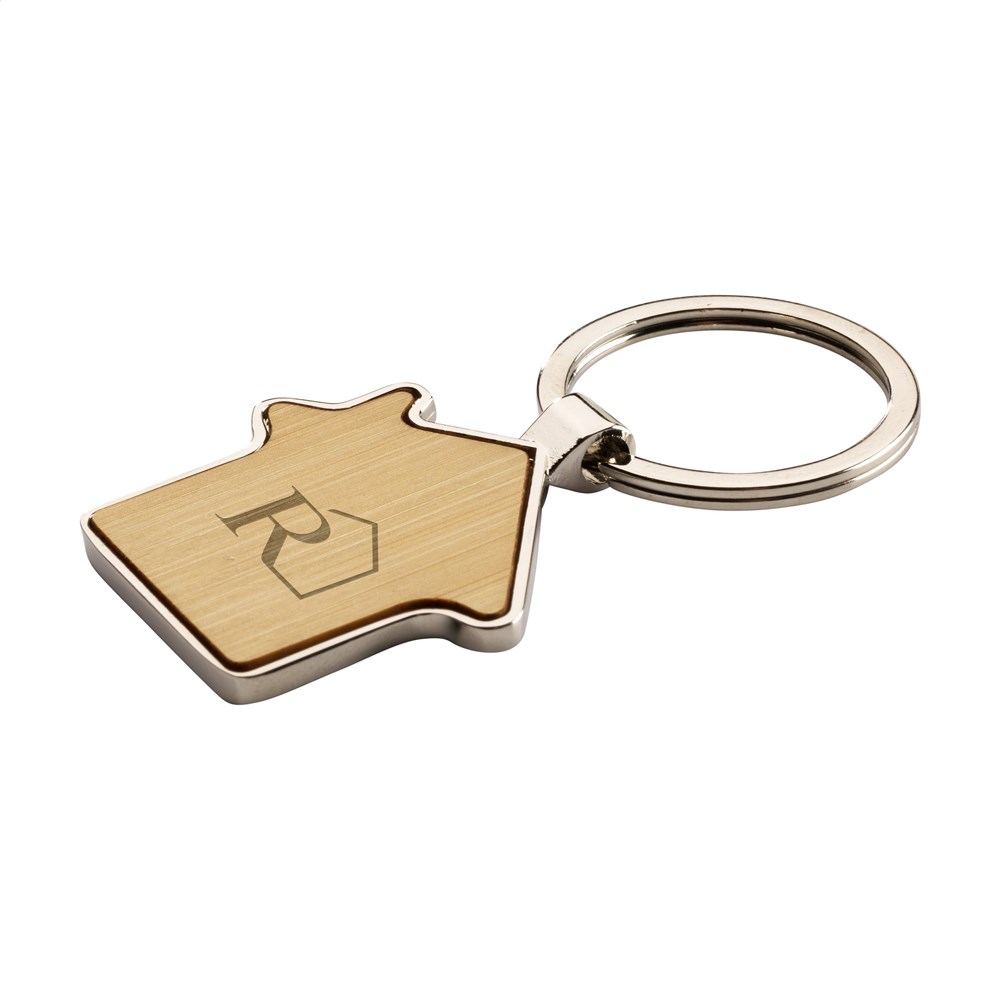 Casa bamboo keyring