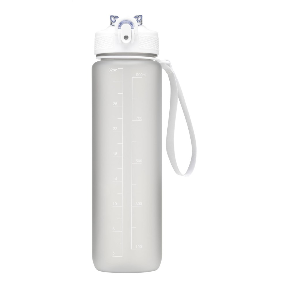 AquaSport GRS Recycled Water Bottle 1,000 ml - white