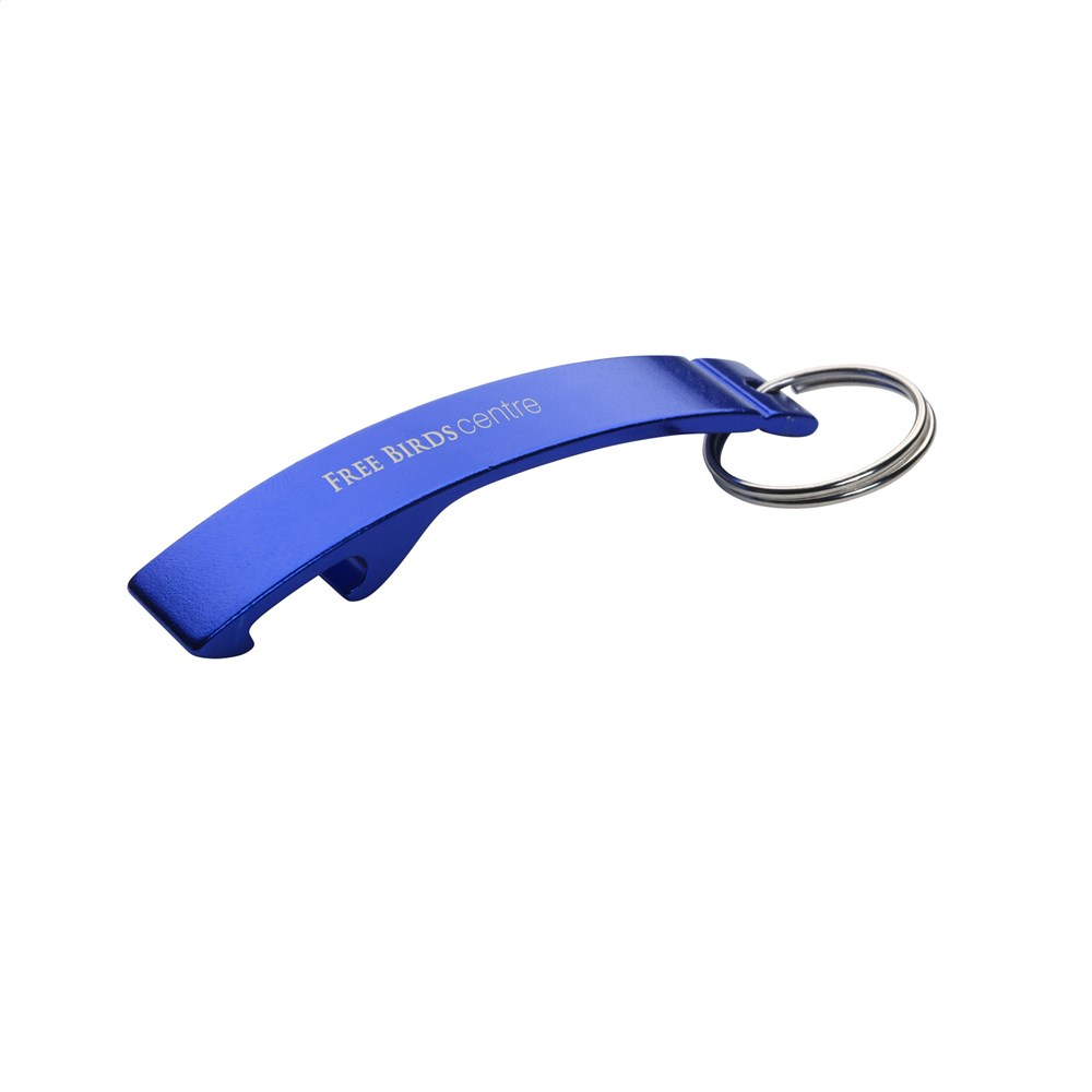 Alu Opener keyring - blue