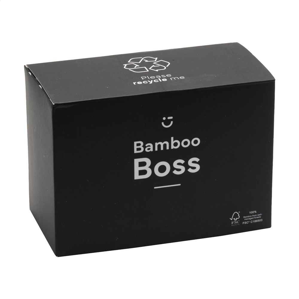 Bamboo Boss 15W FSC-100% stand/pen holder